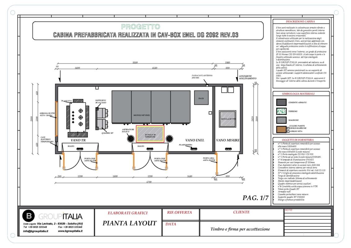 accessori per cabine elettriche